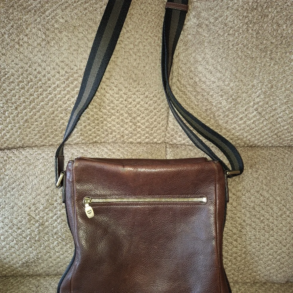 MCM brown leather