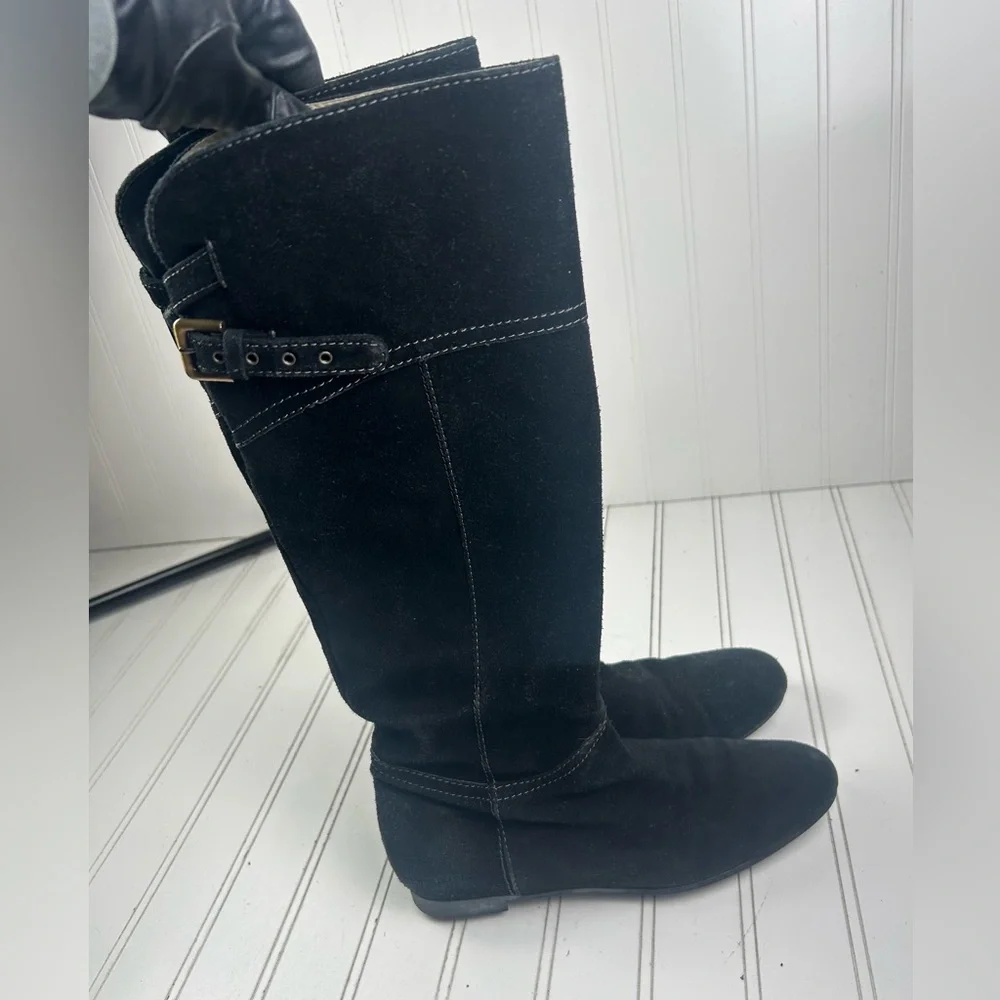 Margaret Howell Minimalist Black Suede Boots Women’s Size 7US 23 JAPAN