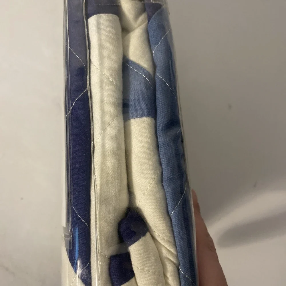 New - Martha Stewart Collection Quilted Geo Diamond Star Standard Sham