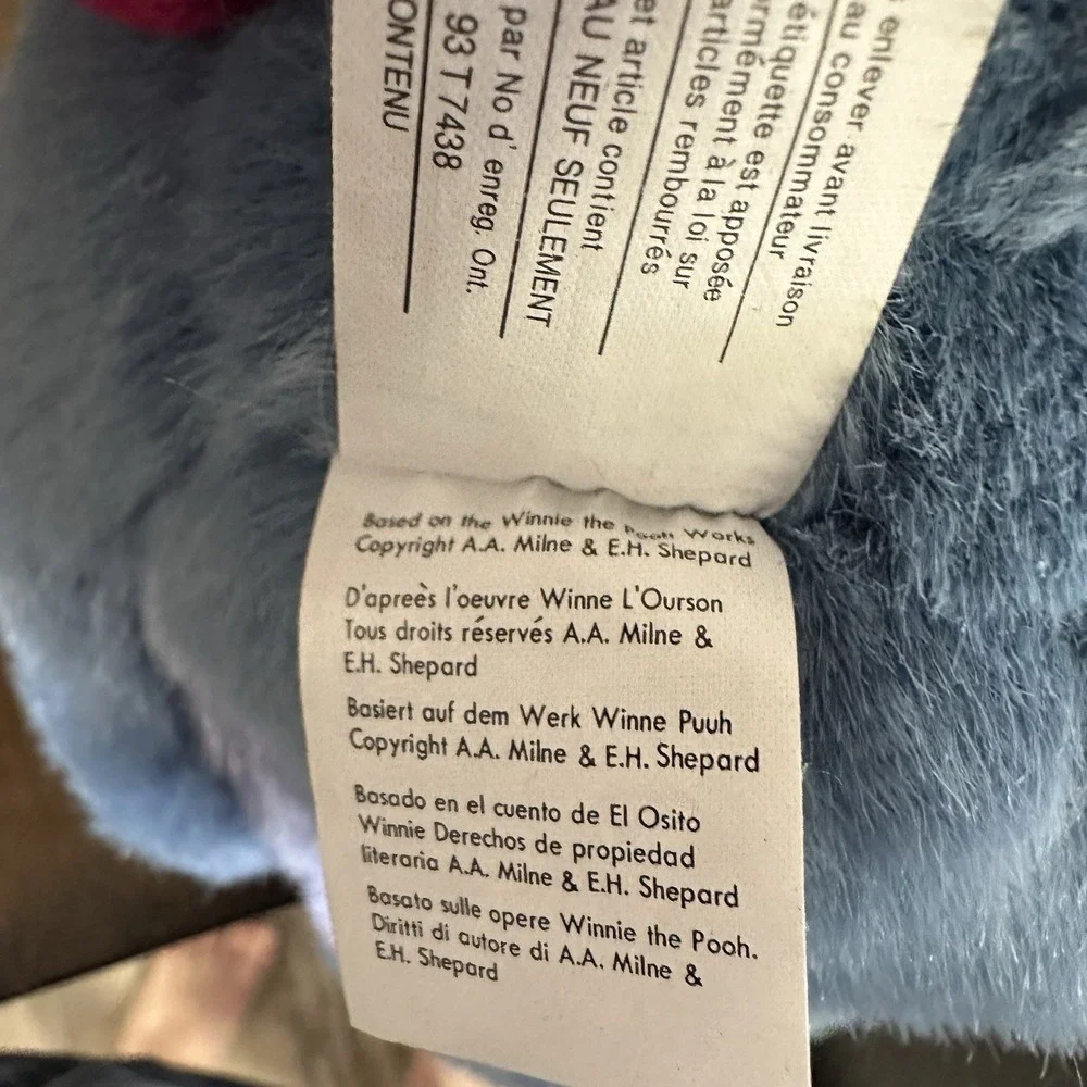 Disney Eeyore Plush Removable Tail‎