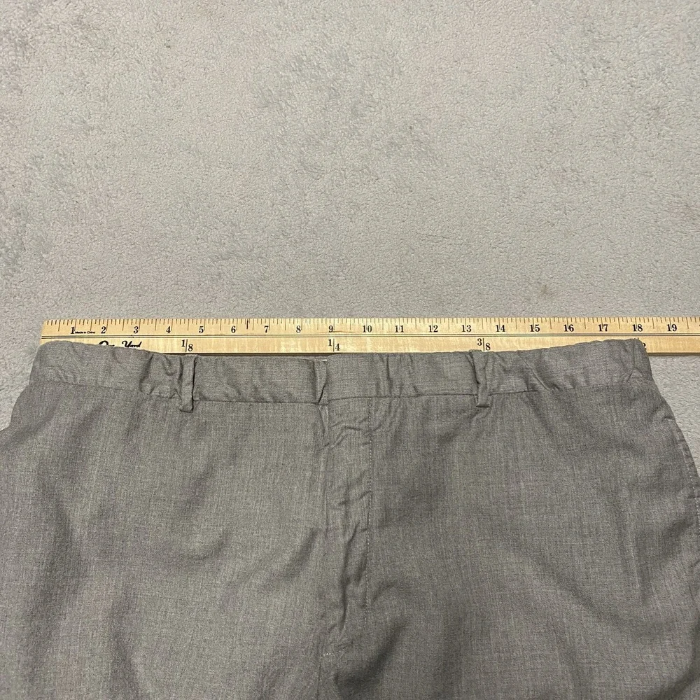Vintage Polo Ralph Lauren Wool Pants Mens 36x29.5 Gray Cuffed Made In Italy