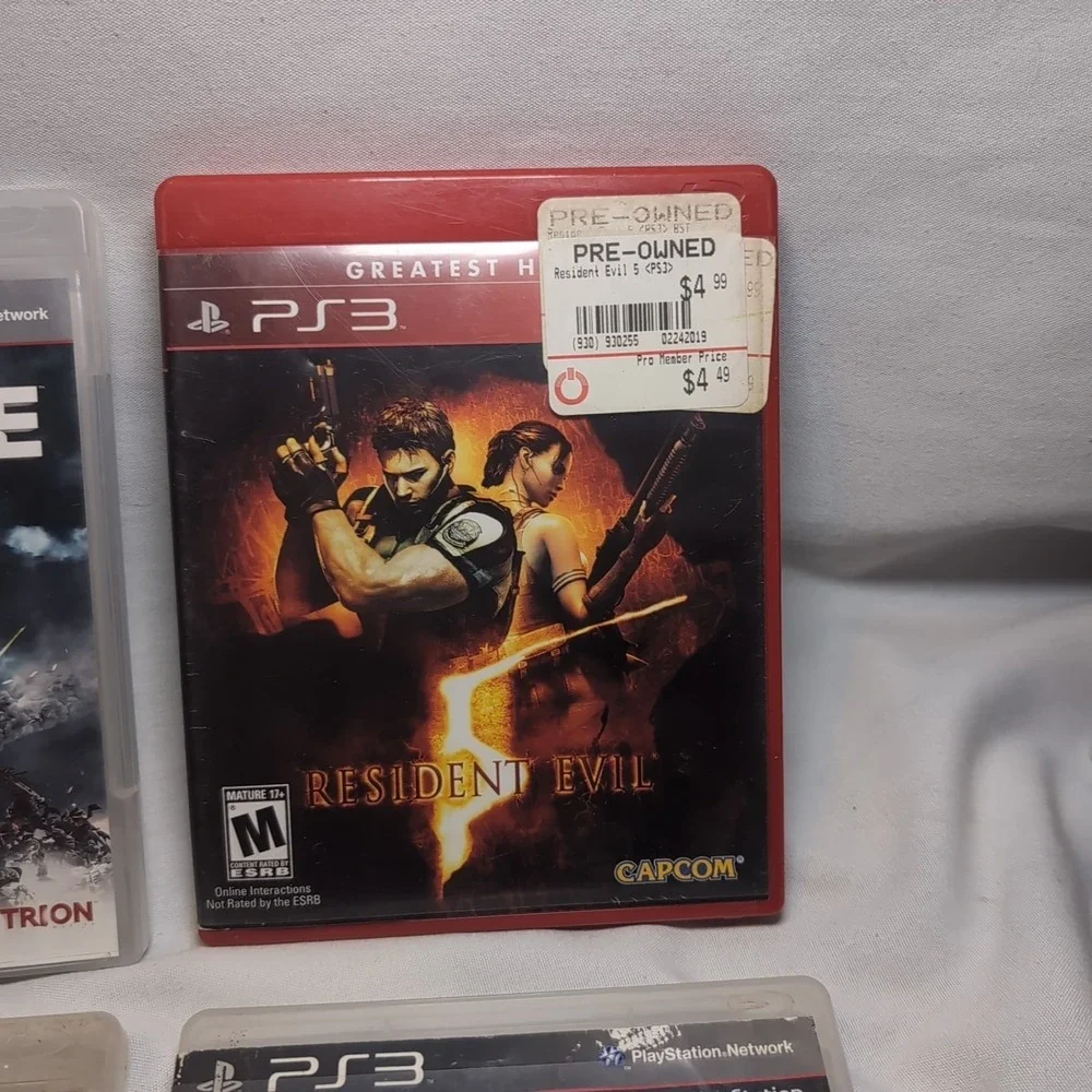 Assassin's Creed III 3, Defiance, Resident Evil 5, Dead Island Games Ps3