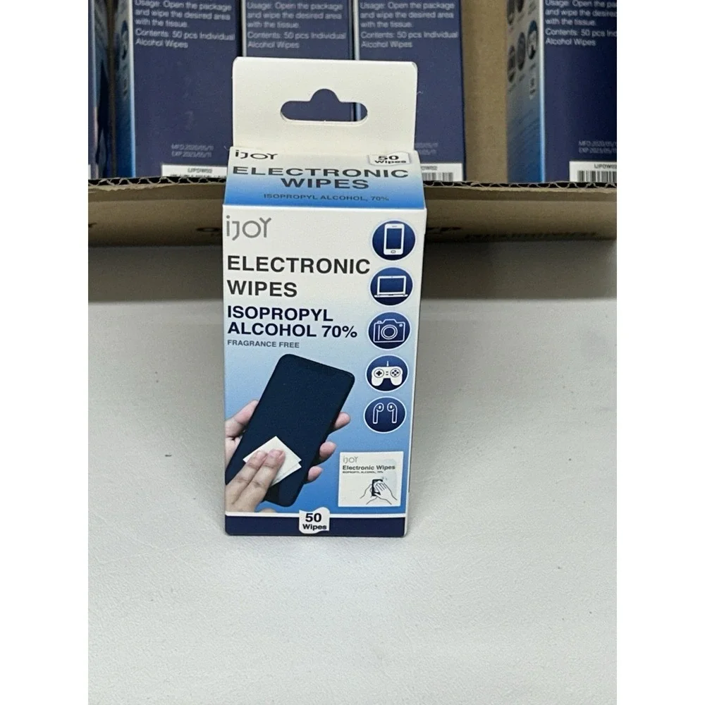 IJOY Electronic Cleaning Wipes - 10 Packs (50 wipes per pack) exp 05/11/2023