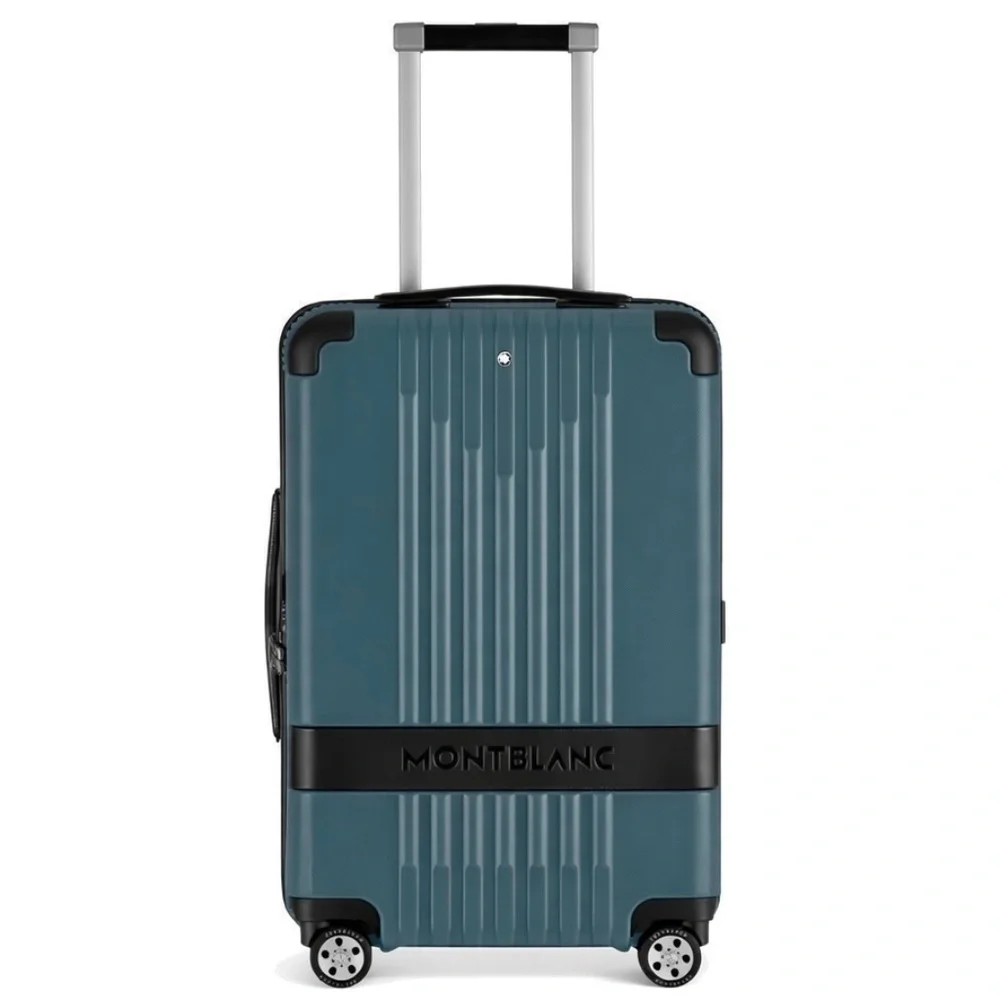 Montblanc Cabin Trolley Light Compact 21” Carry-On Avio Blue Polycarbonate New