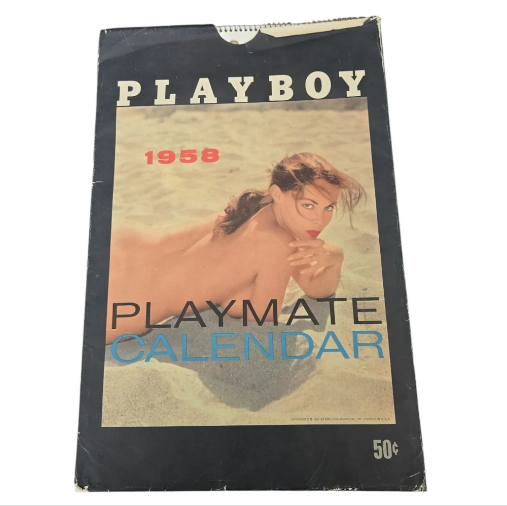 Vintage 1958 PLAYBOY Calander