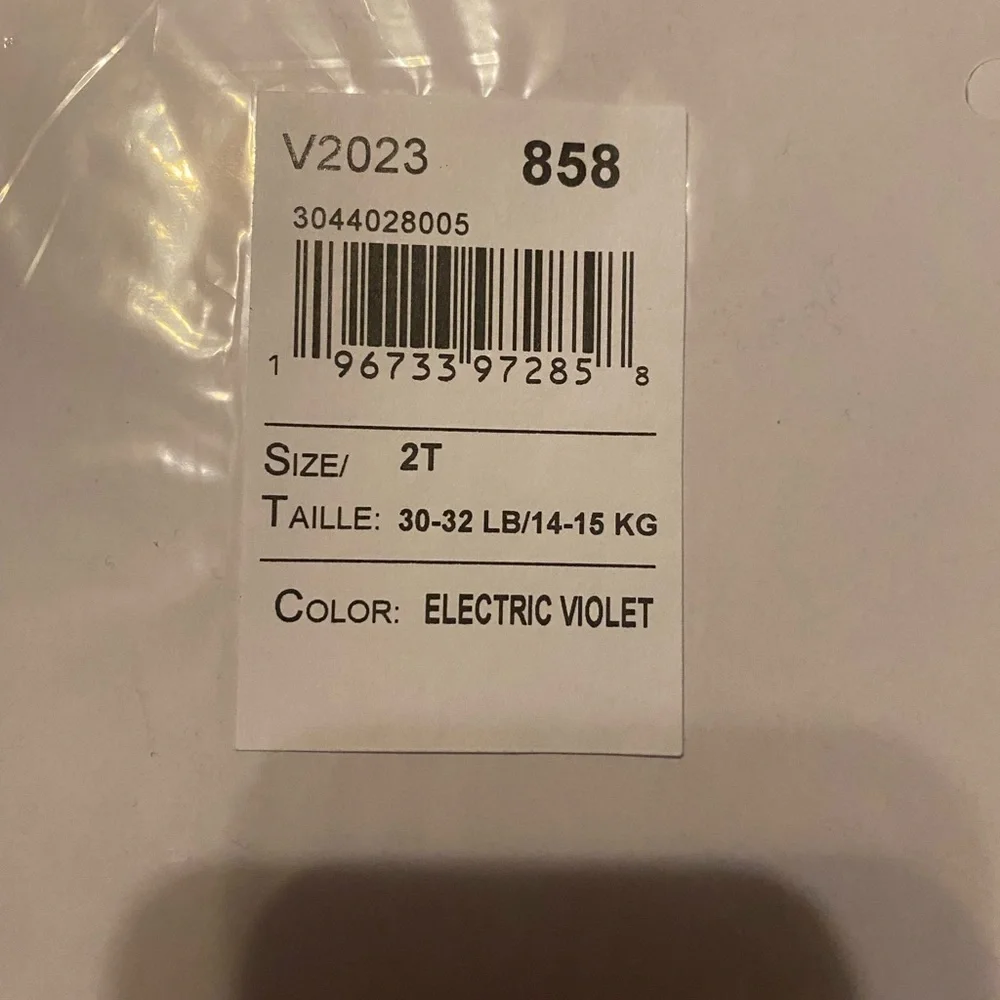 The Childrens Place label ice front