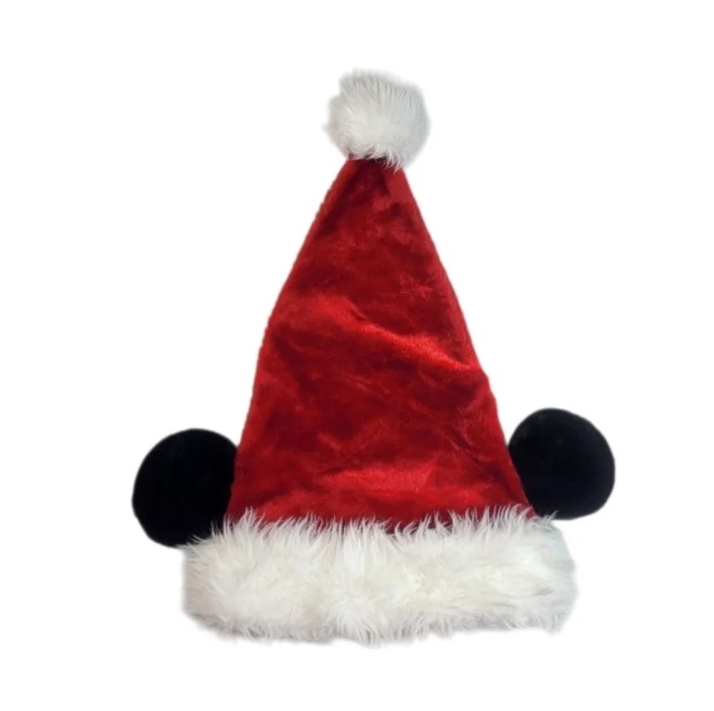 Disney Resort Adjustable Mickey Mouse Santa Hat