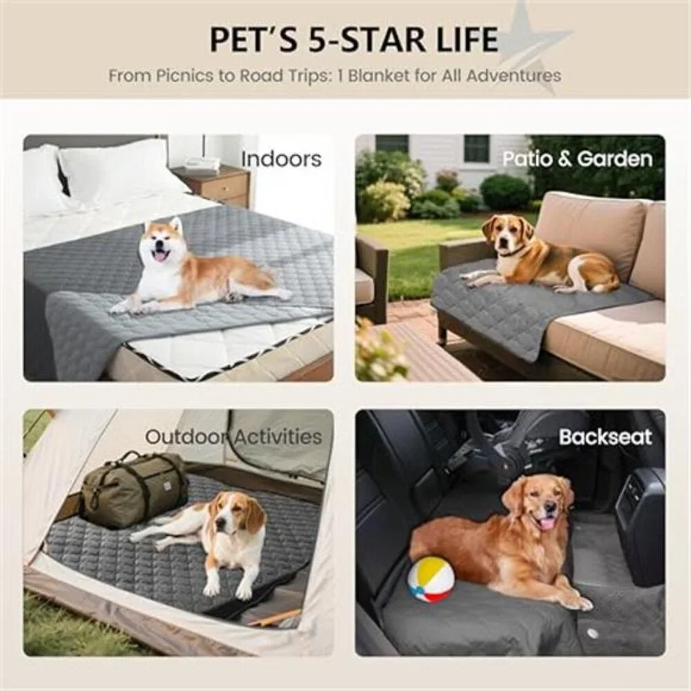 3X Stronger Waterproof Pet Blanket, Scratch Proof Furniture Protector