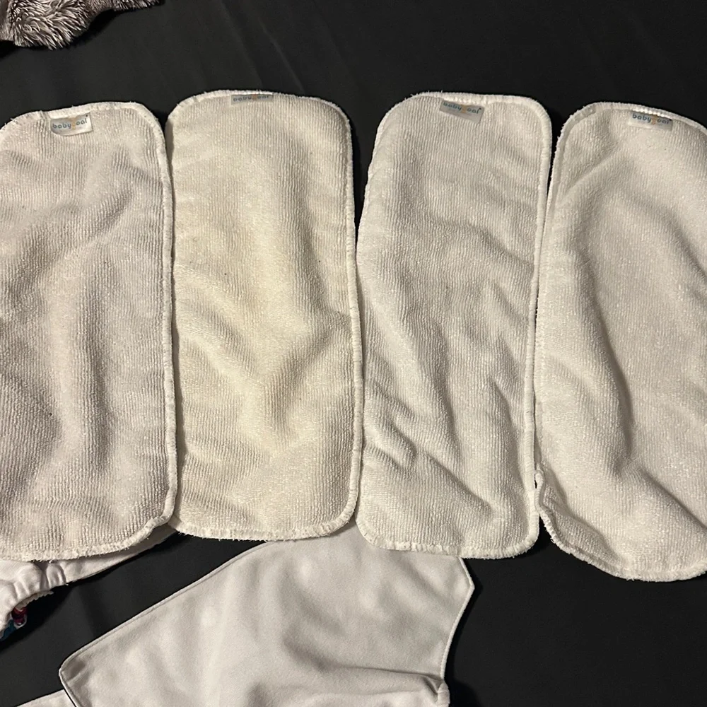 Colorful Patterned Cloth Diapers Set