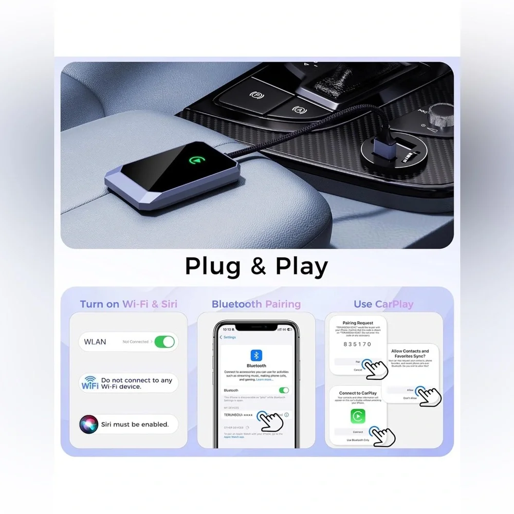 TERUNSOUl wireless carplay
