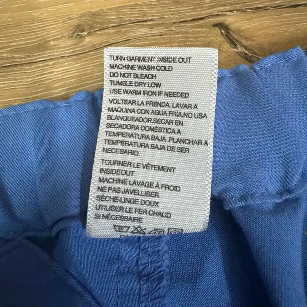 Figs Men's Size 33” Cairo Cargo Scrub Pants Ceil Blue Medical Uniform CNA Nurse