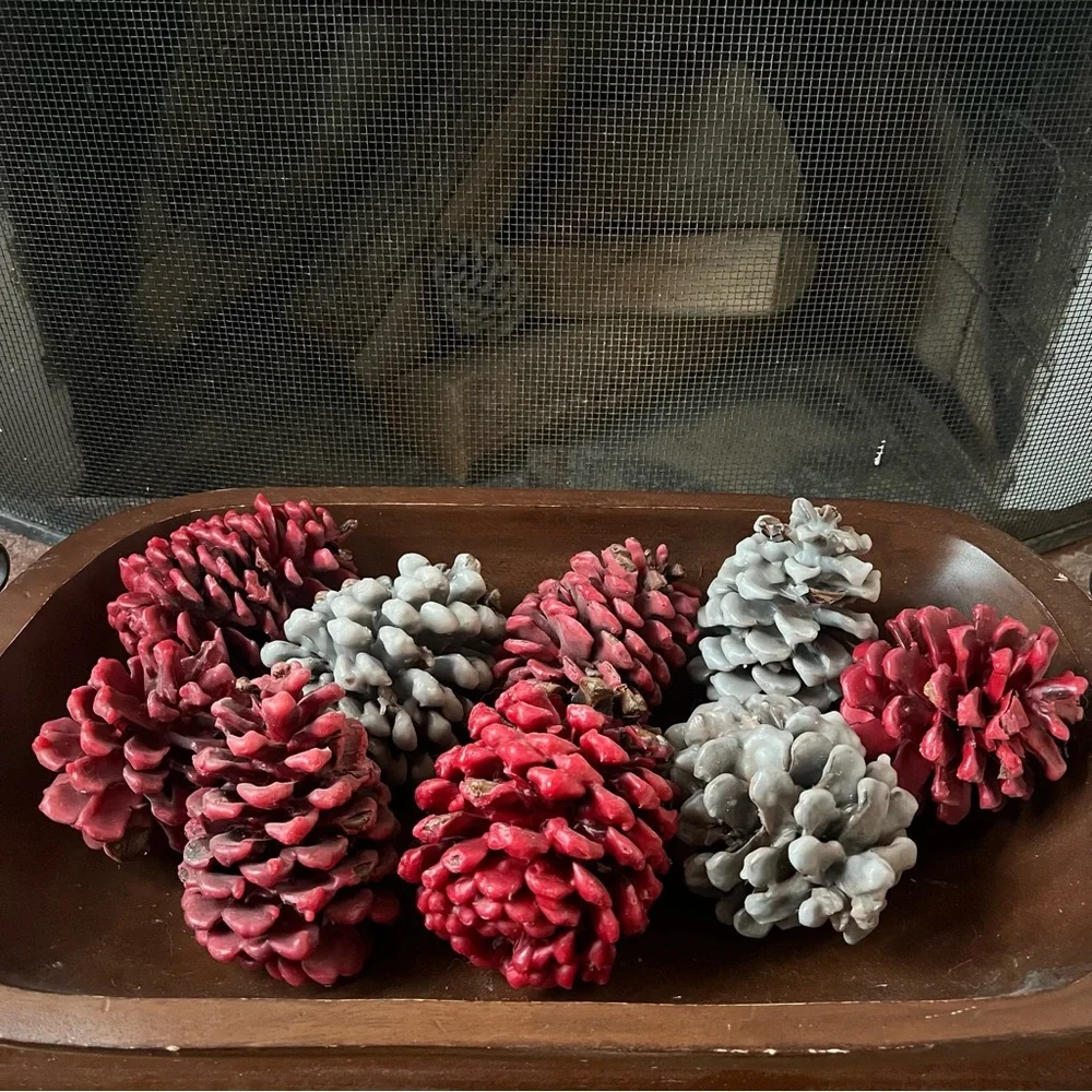 Fire starters wax dipped pinecones