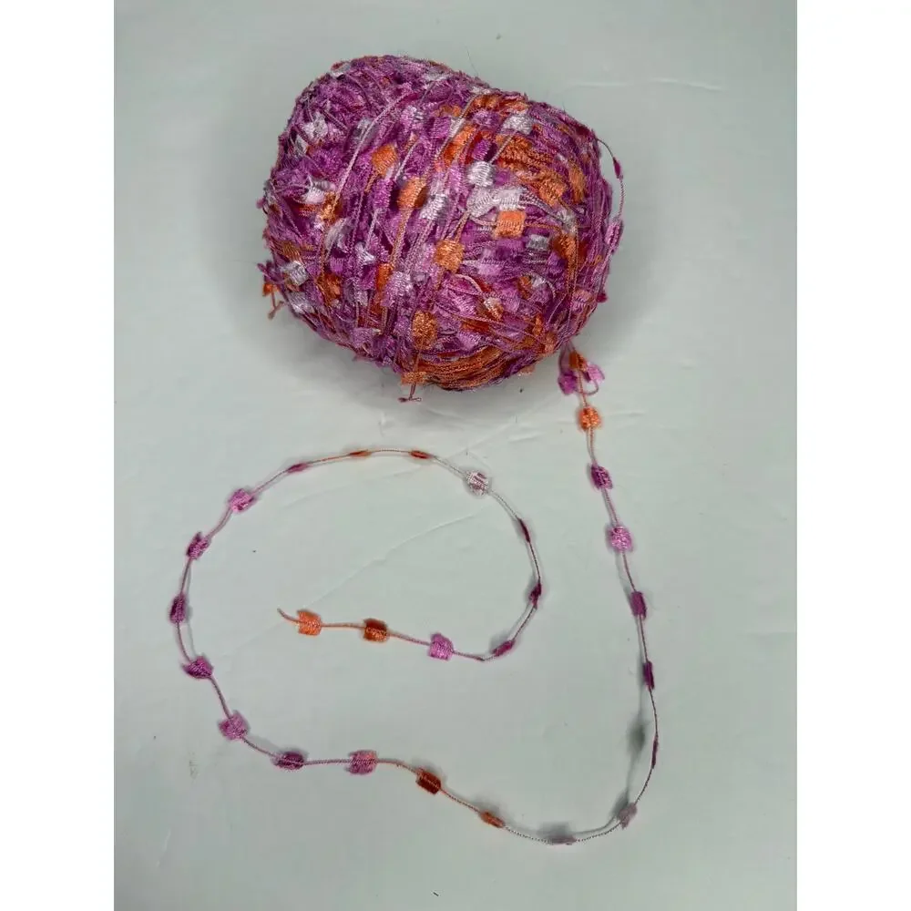 Mixed Lot of Fun Yarn 8 Oz Novelty Eyelash Flag Crochet Knit Craft DIY Gift