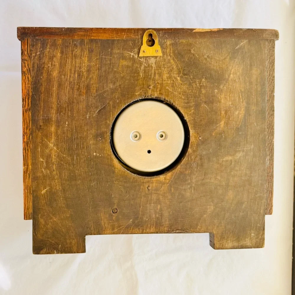 Vintage wooden back