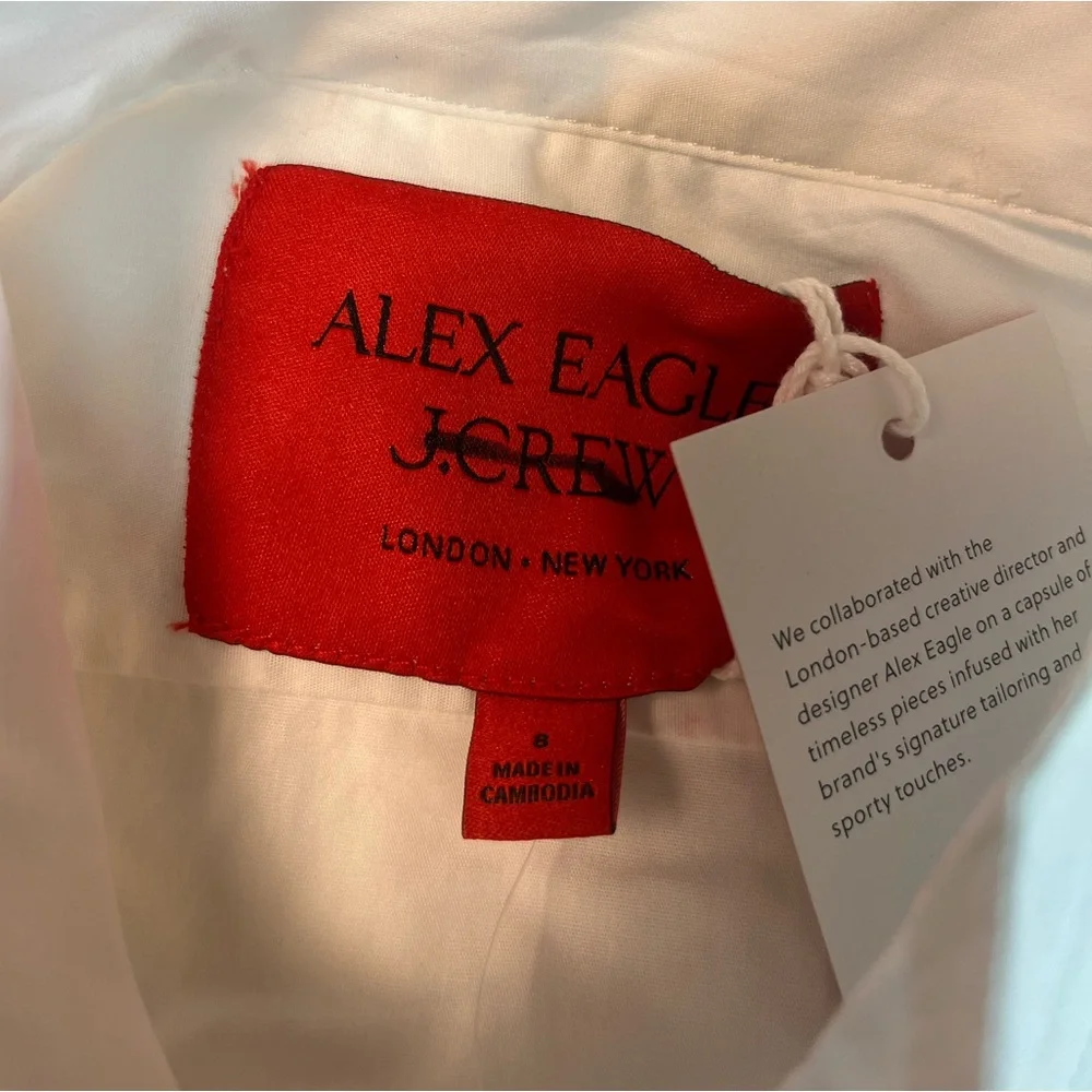 J.Crew Alex Eagle X J.Crew tuxedo shirt