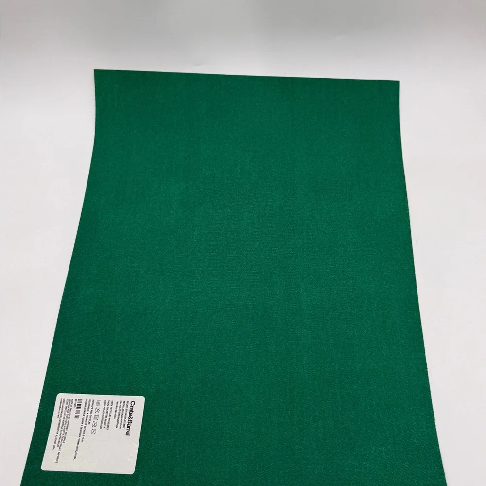 Crate & Barrel Green Abstract (24” X 18”) Placemats Set Of 6 USA Kitchen Dining