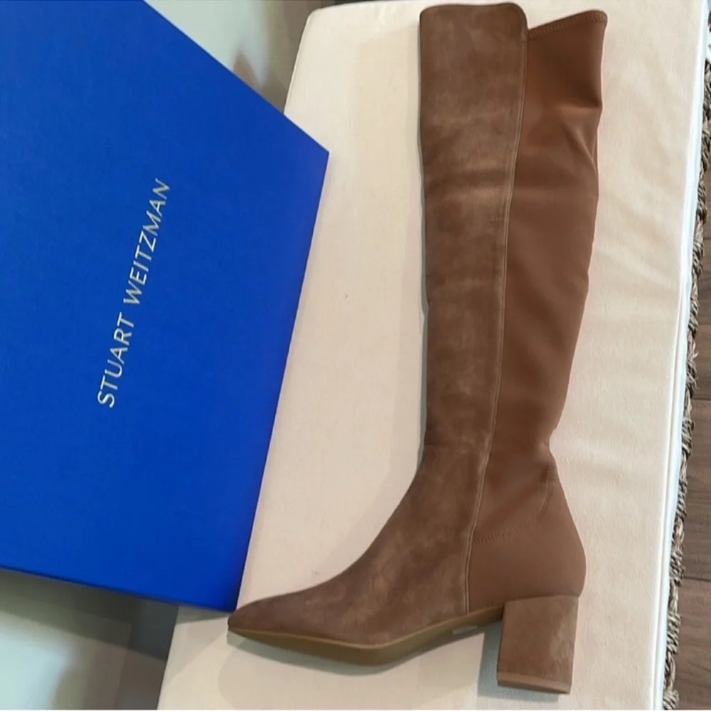 Stuart Weitzman camel suede