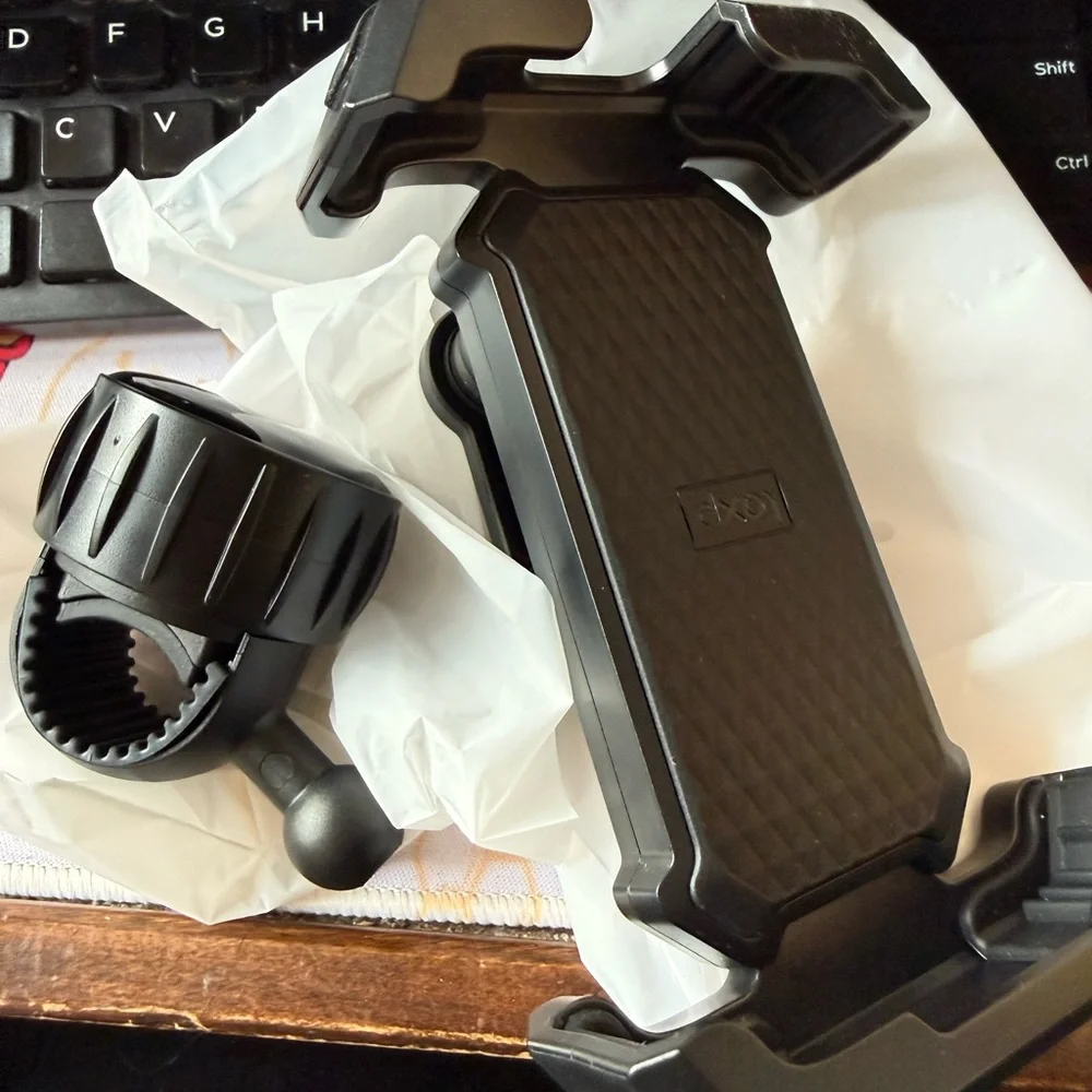 LOXP Anti-Shake Motorcycle Phone Mount - 2026 Dual Vibration Dampener, Universal