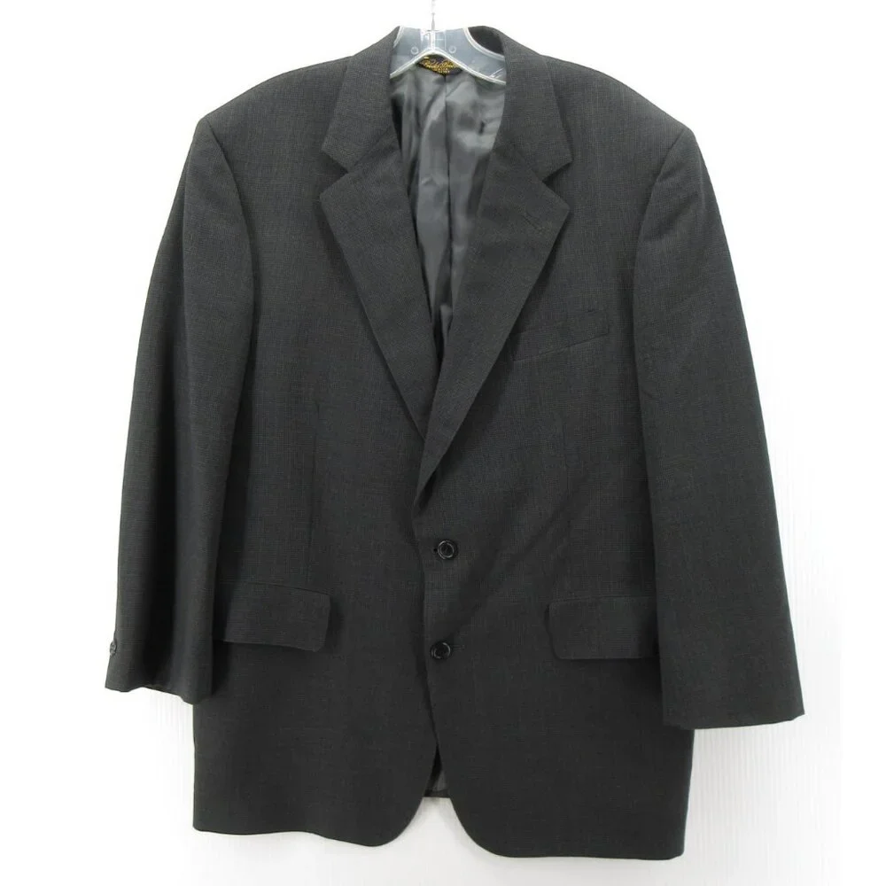 VINTAGE Brooks Brothers Sport Coat 41 Makers Brooksease Houndstooth USA