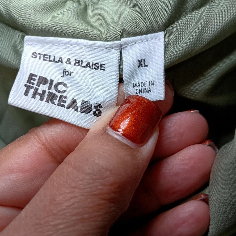 Epic Threads Big Boys Blaise Field Jacket – XL – NWT – Hillside Green