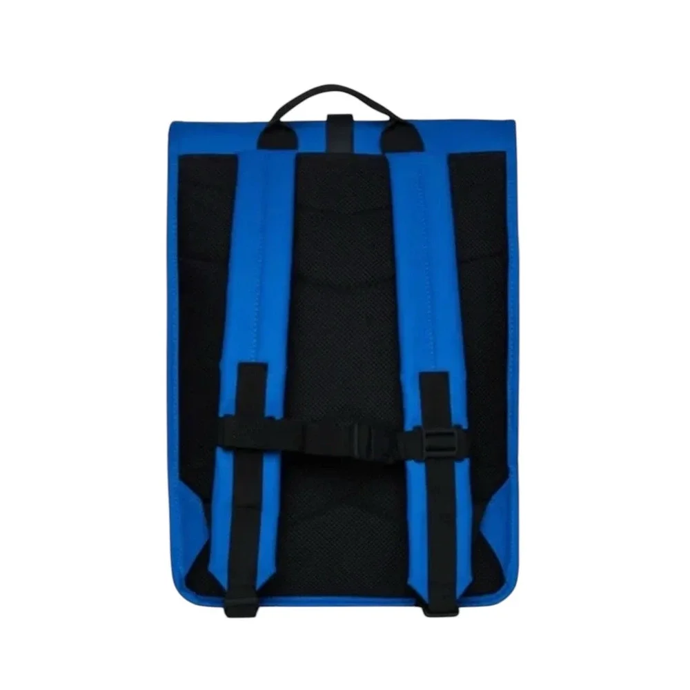 NWT! Rains Rolltop Rucksack W3 in Blue Waves - Unisex