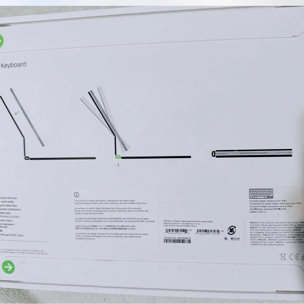 Apple keyboard featuring