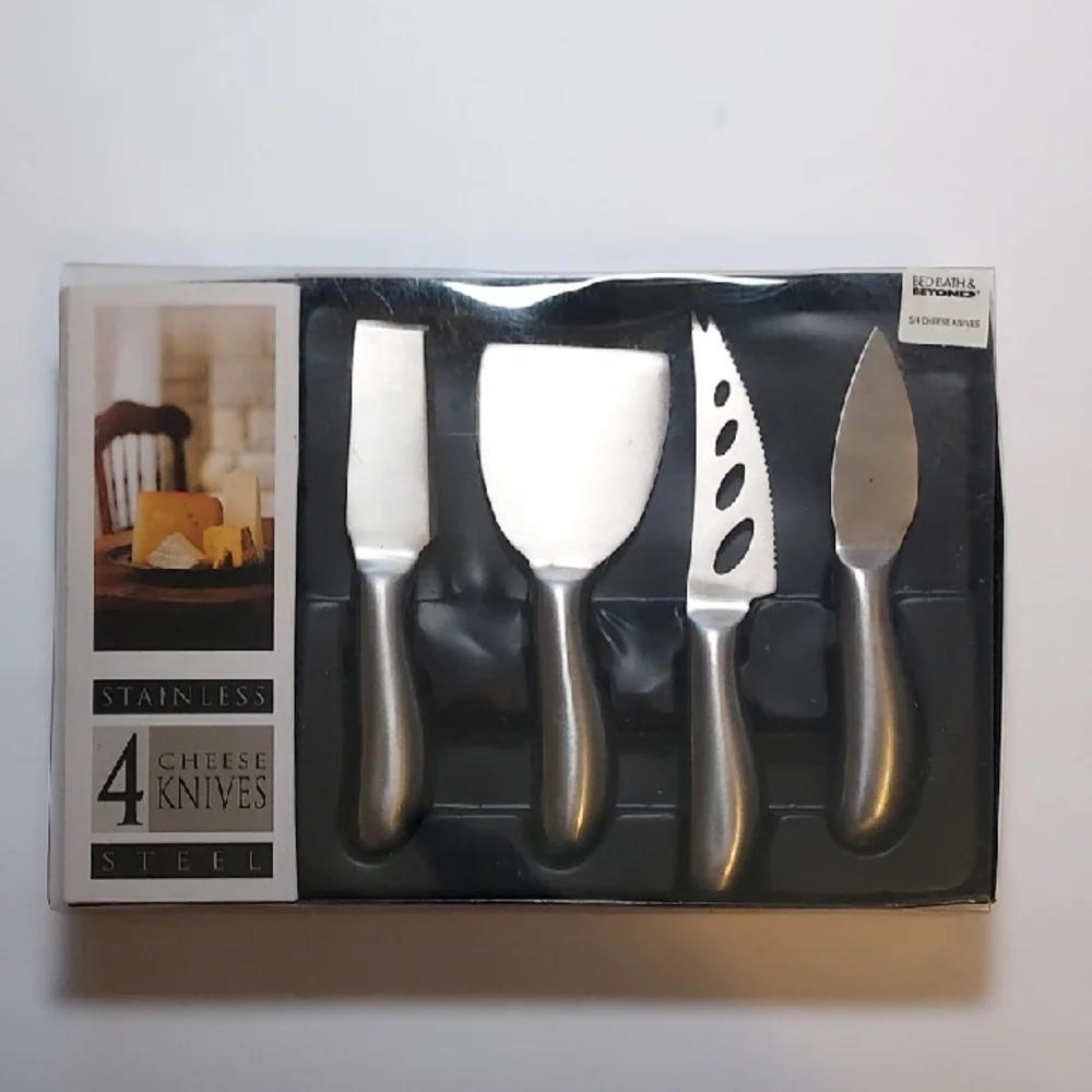 Cheese Knives Set Of 4 Stainless Steel