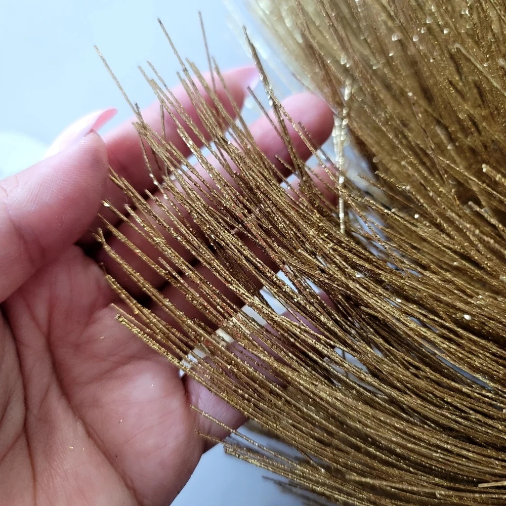 Threshold Gold Wreath | Shimmer Long Needle PineLuxe Holiday Aesthetic 24