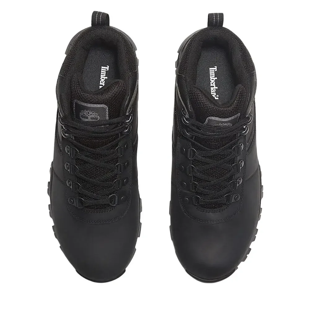 Timberland Keele Ridge W/P Mid Hiker - Black Full Grain - Size: 13W