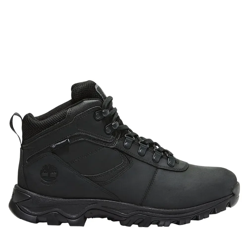 Timberland Keele Ridge W/P Mid Hiker - Black Full Grain - Size: 13W