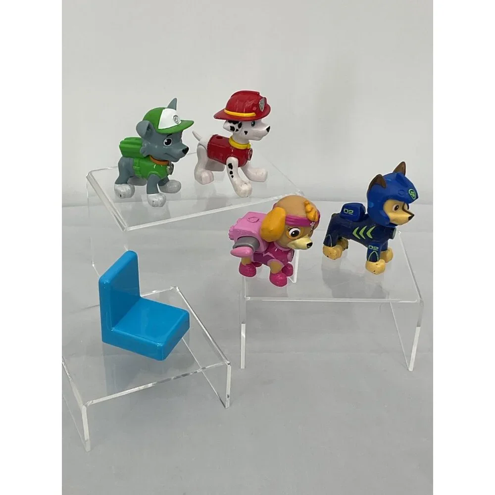 Paw Patrol Rocky Marshall Skye and Chase Figures Cake Toppers