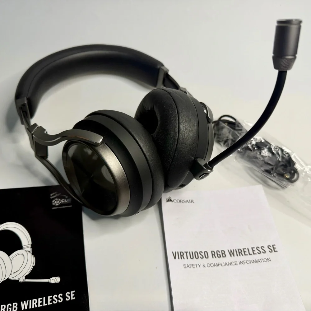 CORSAIR VIRTUOSO RGB Bluetooth WIRELESS HEADSET SE Tested Works