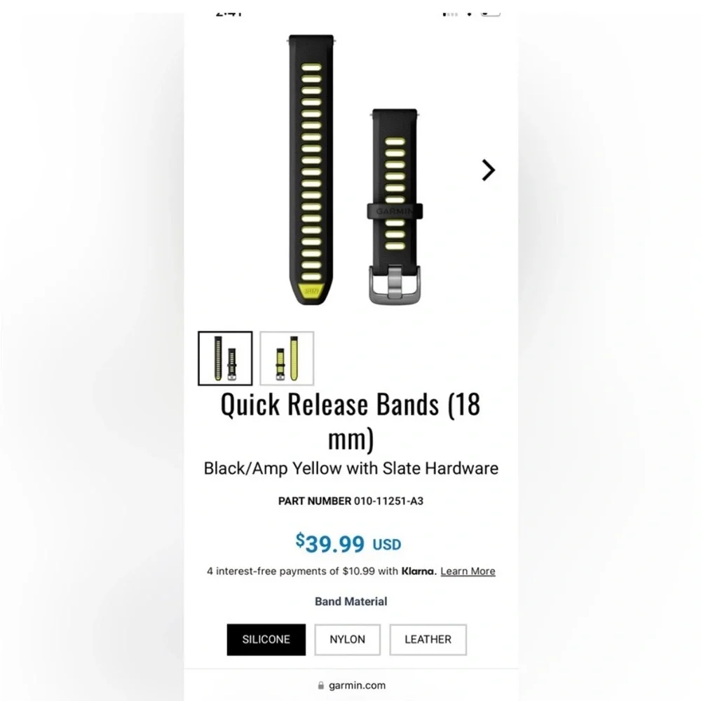 garmin silicone black