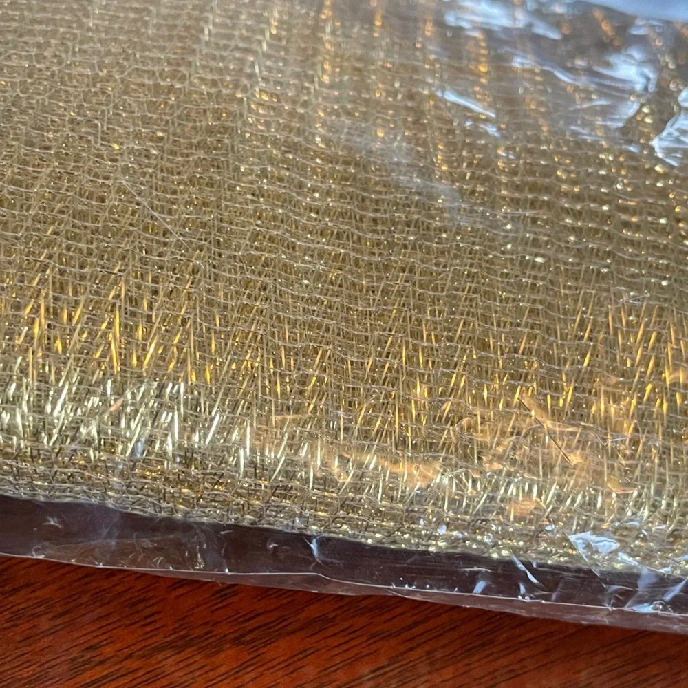Dillard's Gold Fabric Net Garland