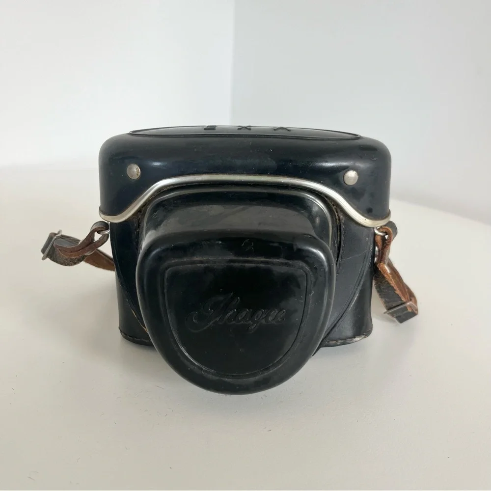 VTG Ihagee Dresden Exakta 500 35mm Camera Carl Zeiss Jena Tessar 50mm 1:2.8 Lens