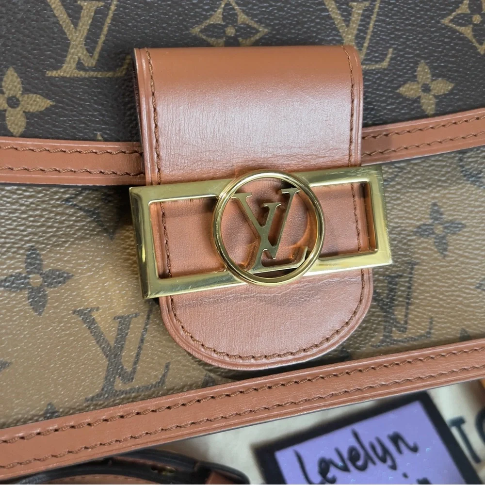 Authentic Louis Vuitton Dauphine Mini Mng Reverse