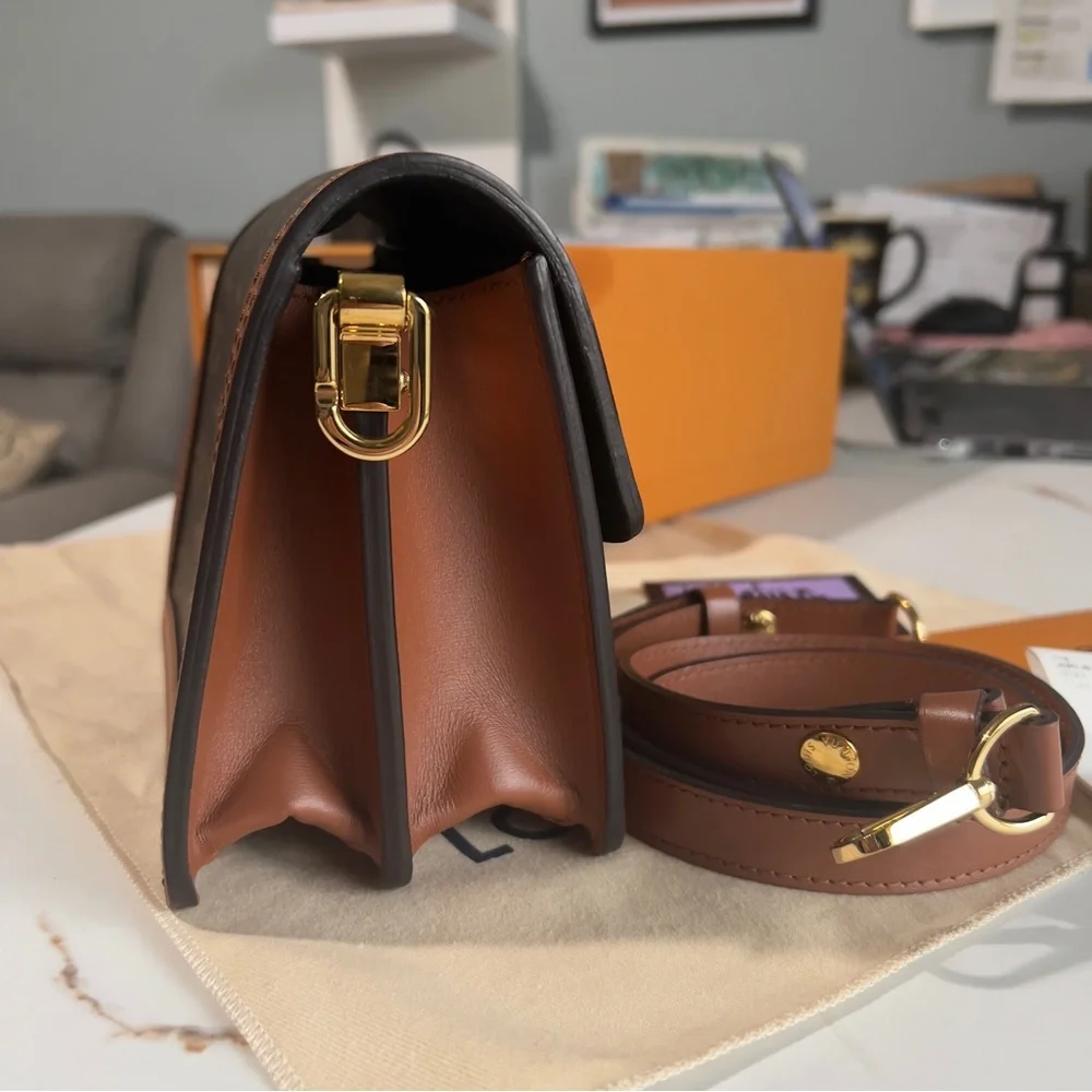 Authentic Louis Vuitton Dauphine Mini Mng Reverse