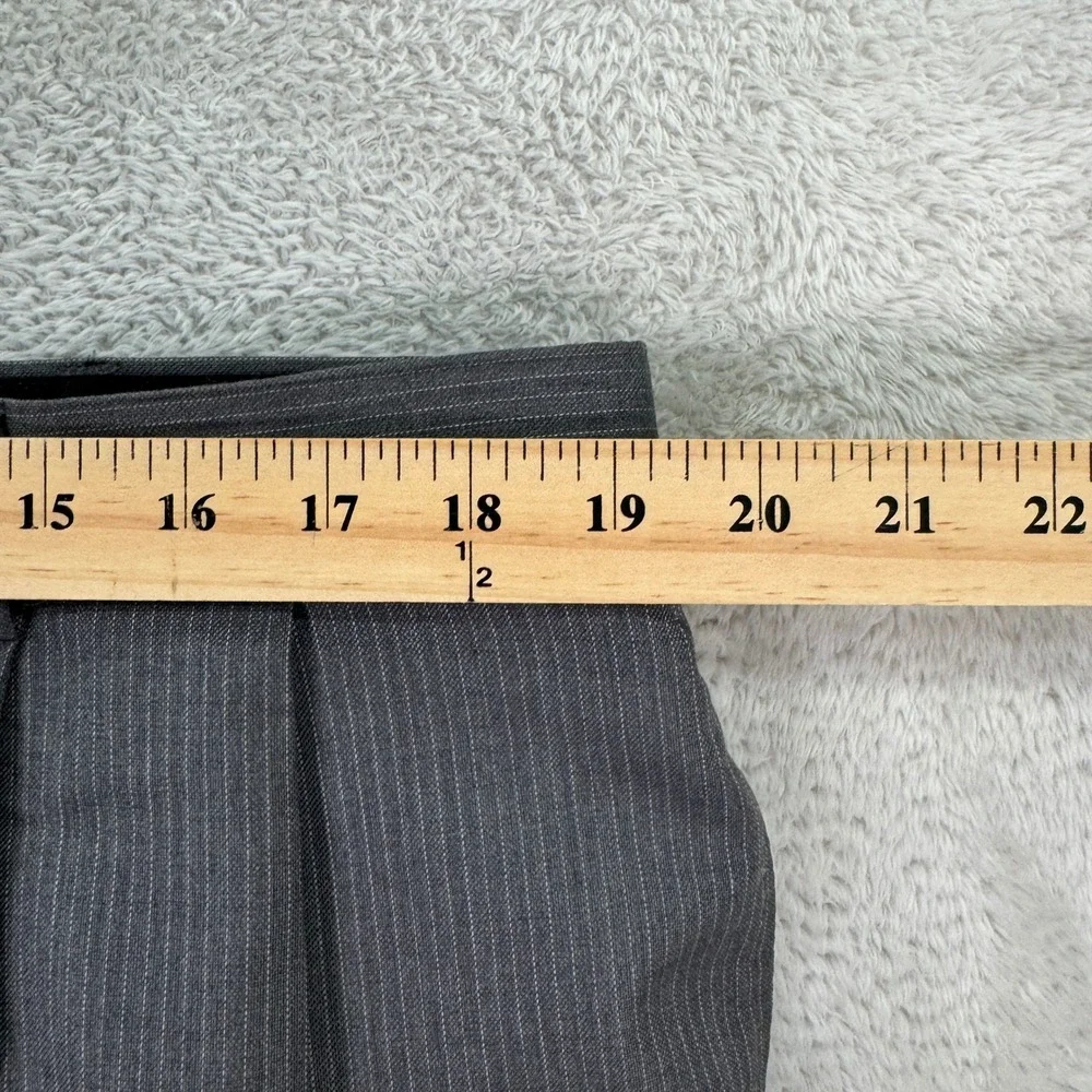 Jos A Bank Signature Collection Mens 48XL Gray Pinstripe Wool Silk Suit 38x36
