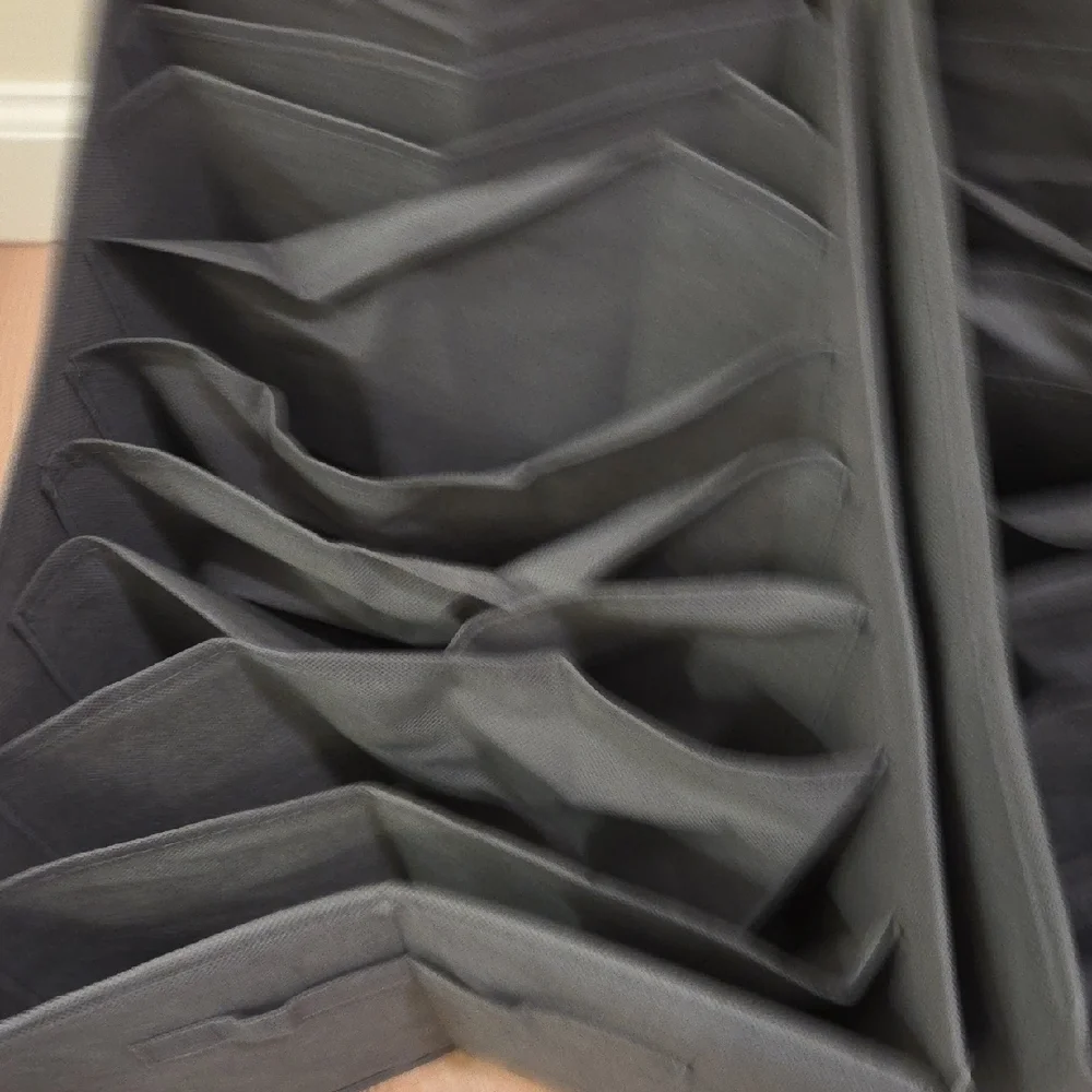 Charcoal Fabric Storage Bin Set
