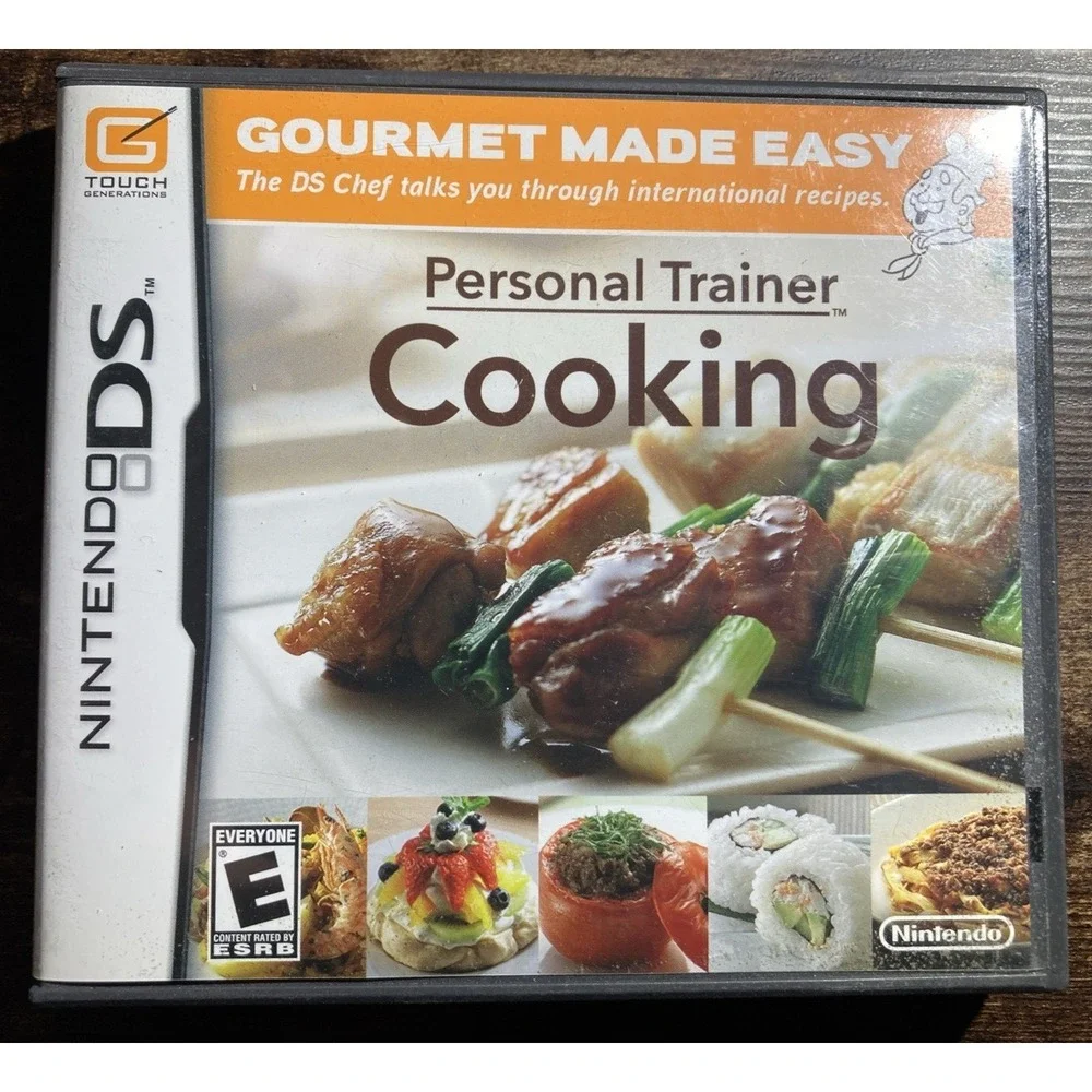 Personal Trainer: Cooking Nintendo DS 2008 Complete Tested Authentic