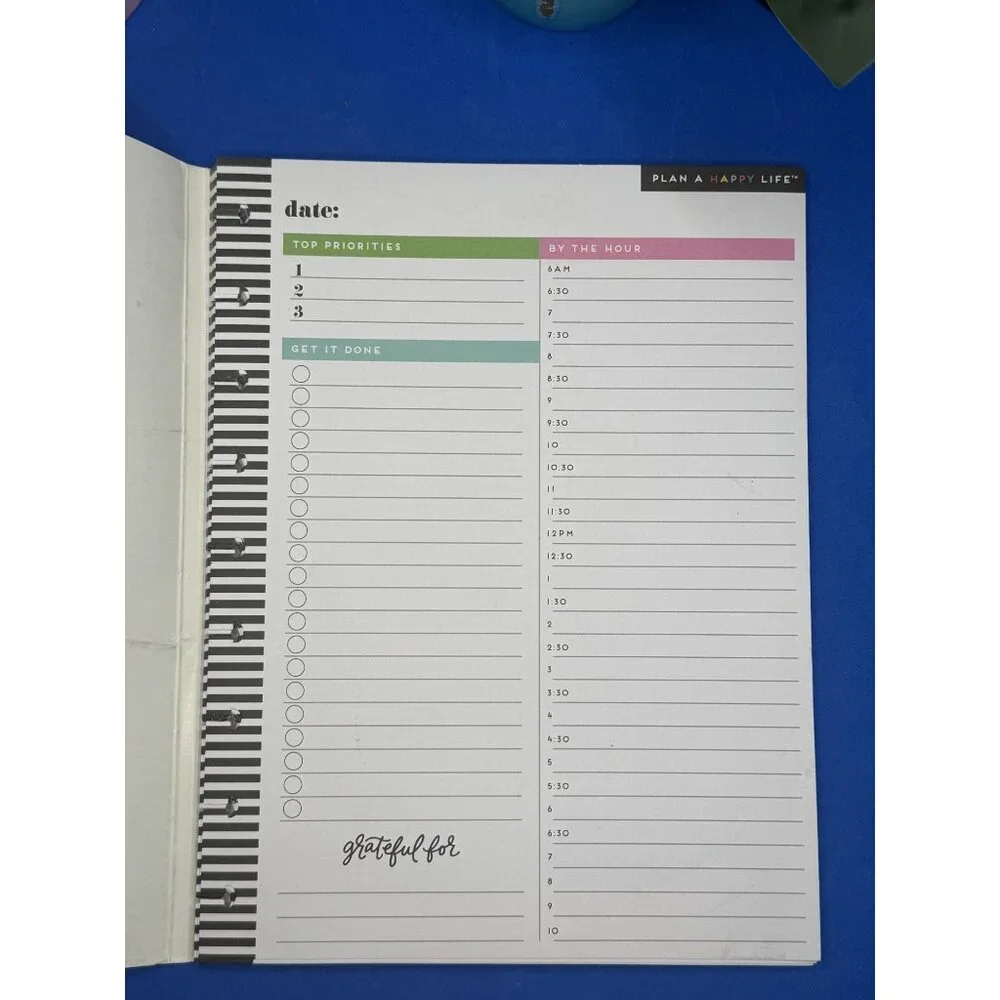 Create 365 The Happy Planner Pre-Punched Daily Planning Filler Paper