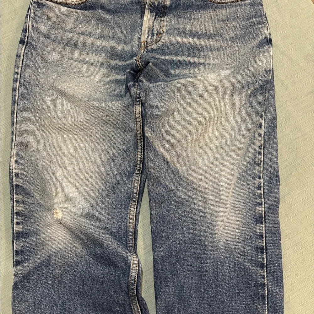 Levi's Blue 505 Denim 34 Distressed Jeans for Men Pair C