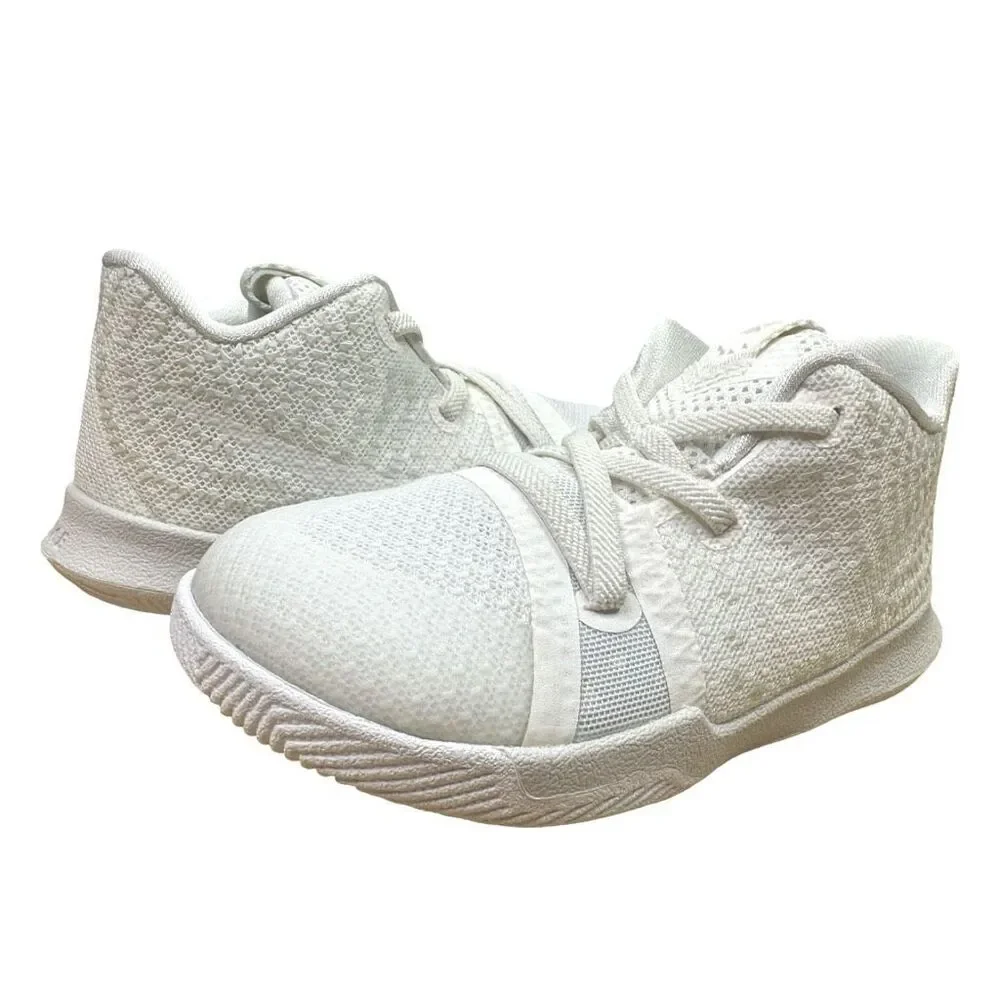 Nike Kyrie 3 (TD) - Size 8c - Ivory/Pale Grey-Light Bone