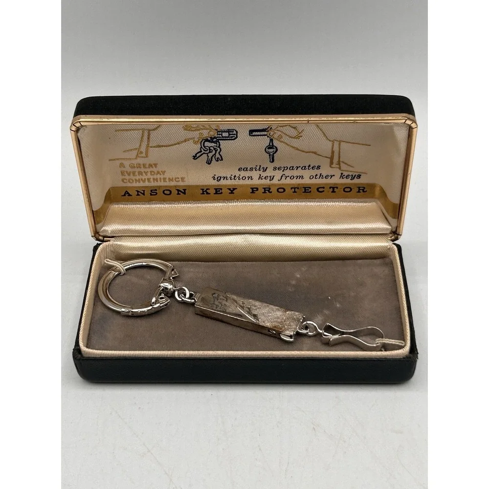 Vintage Sterling Anson Key Protector Pragers Jewelry Keyport, NJ