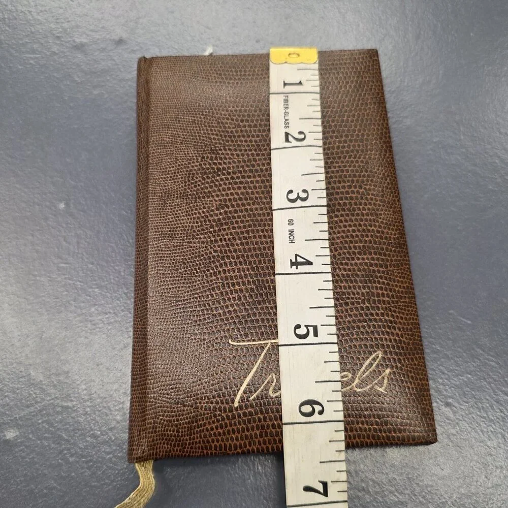Travel Diary C.R. Gibson Brown Tan Vintage *RARE* Made In The USA