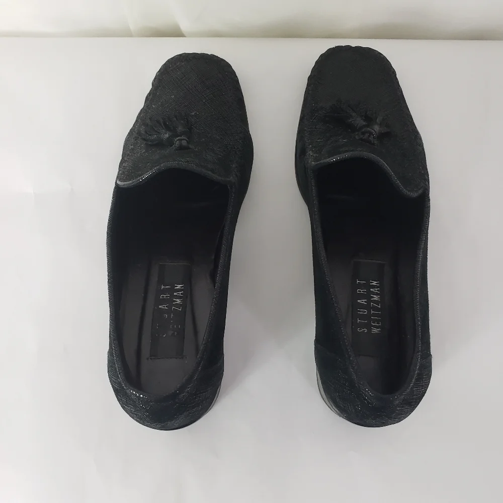 Stuart Weitzman polished suede