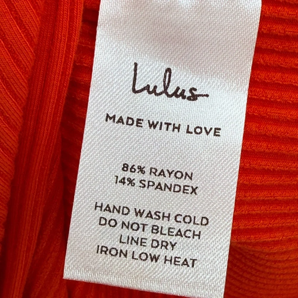 Lulus burnt orange