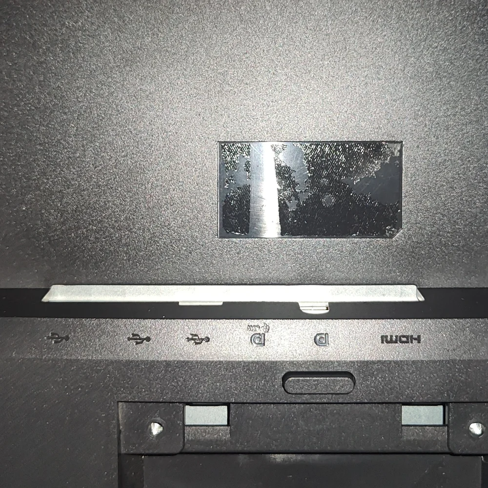 Dell Monitor with Black and Multicolor Display