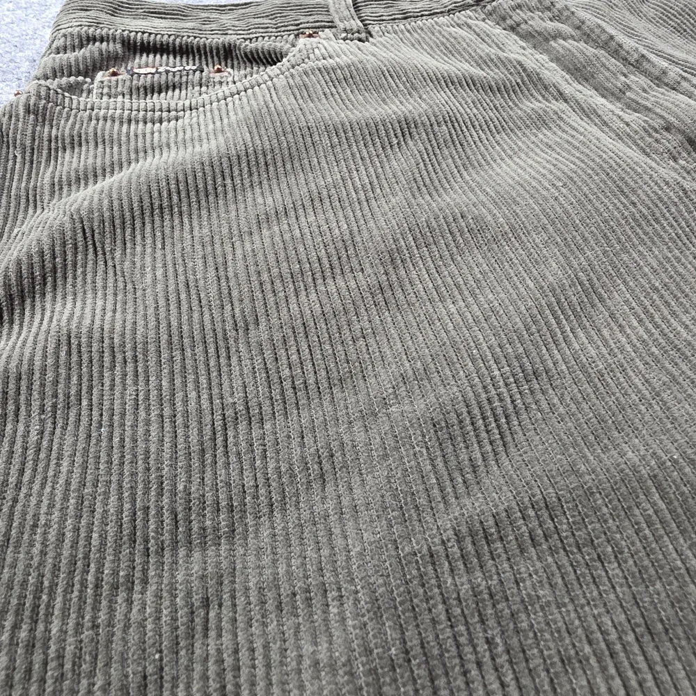 Route 66 Vintage 90s Corduroy Pants High Waist Olive 34x28 Gorpcore