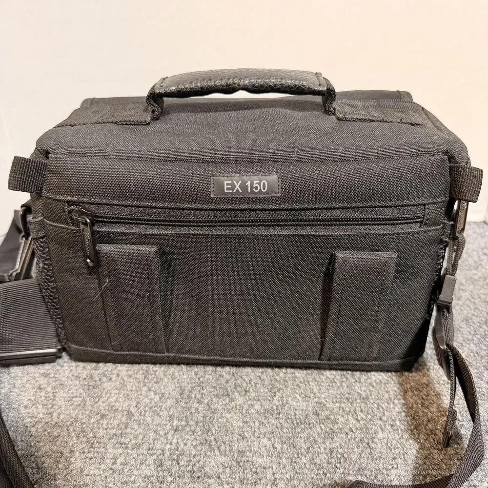 Lowepro EX 150 Black Camera Shoulder Bag Padded Nylon Case For DSLR SLR TLR